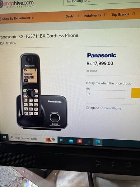 cordless panasonic phone 6