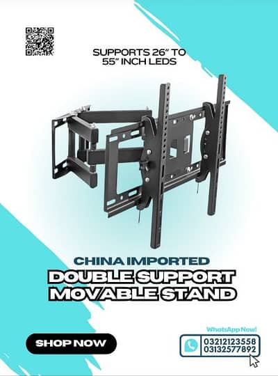 imported  movable  hydrolic led stand double support 0321-2123558