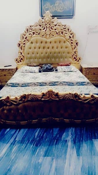 urgent sale home used bed set for sale( best for bridals) 3