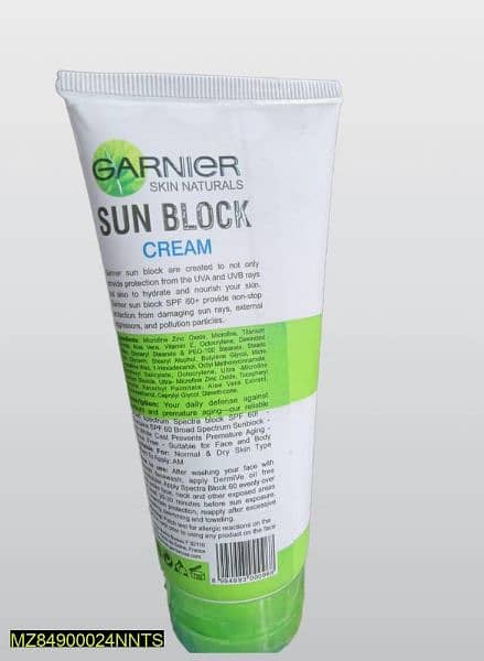 UV Protectant Sun Block 1