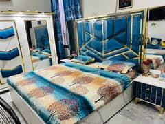 4 Pcs Bed Set Fully New Condition 0