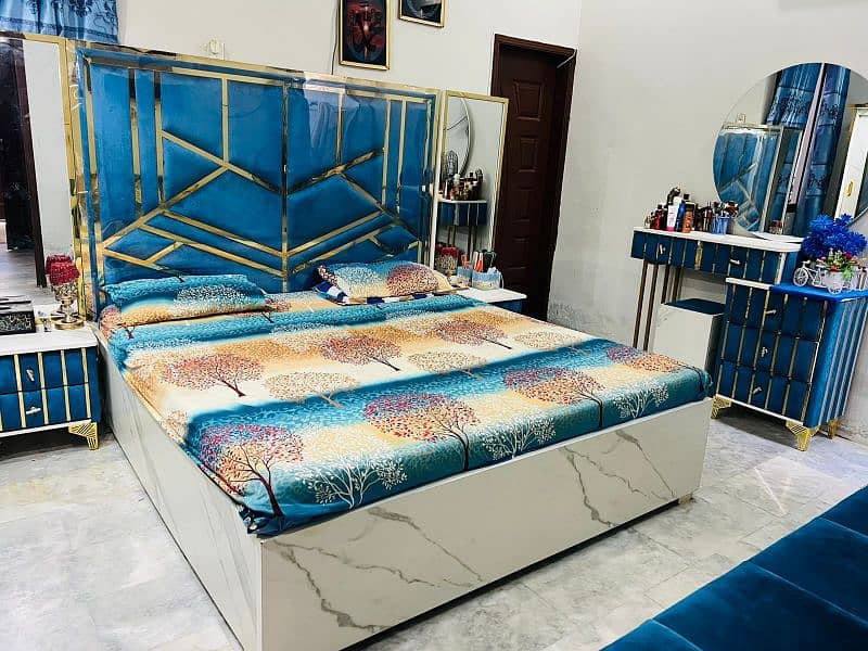 4 Pcs Bed Set Fully New Condition 5