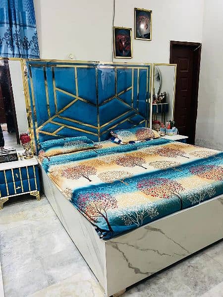 4 Pcs Bed Set Fully New Condition 7