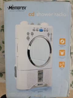 memorex shower radio and cd player