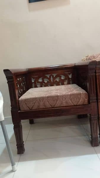 pure wooden sofa set 4