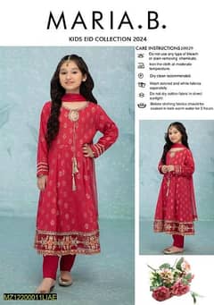 3 pcs lawn Embroidered unstitched suits
