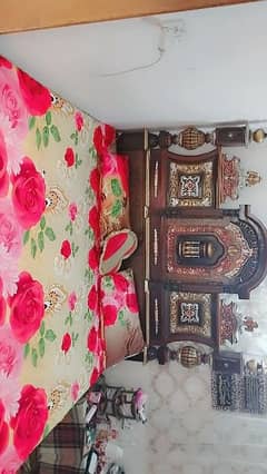 Double size Wood Bed chiniot bed