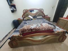 Bed with Dressing Table for sale