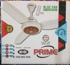 A/C and D/C New 3 ceiling fans box pack with remote