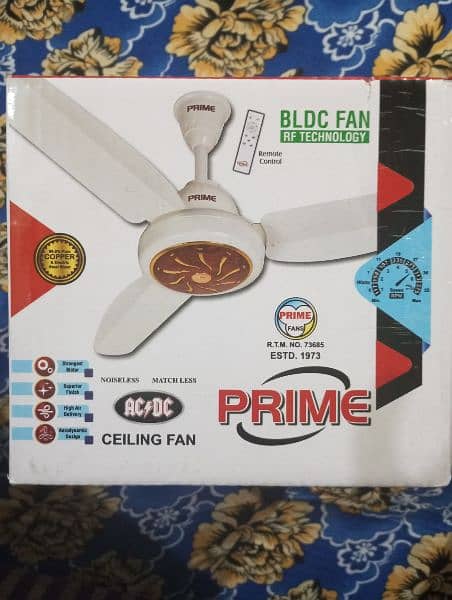 A/C and D/C New 3 ceiling fans 2024 model  box pack with remote 2