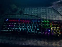Rgb Mechanical blue switch keyboard and mouse combo 10/10 with box