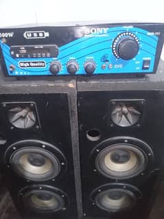 full heavy song speaker with amplifier