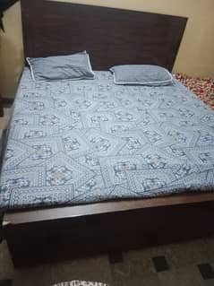 Double Bed with side table sale with new mattress