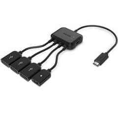 Charger Micro Usb OTG Hub Host Cable Cord Adapter Connector A105