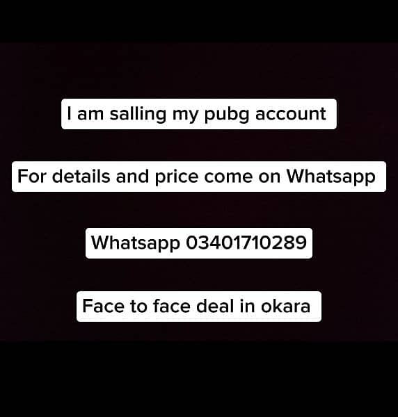 For more details come on Whatsapp 0