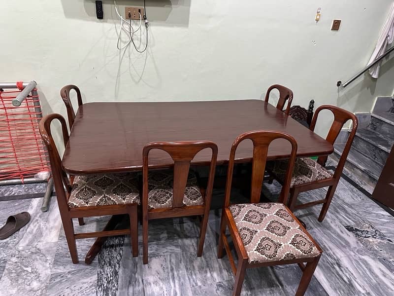 Dining Table  with 6 chairs 3