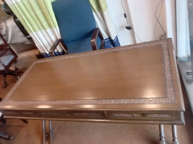Office Table walnut wood 25%OFF on EiD SaLe 3