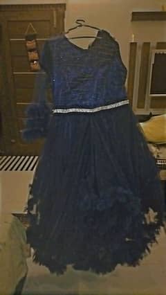 A branded frock with long flare 0