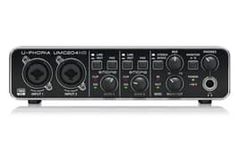 Behringer UMC204HD Audio Sound Card For Podcast Microphone 0