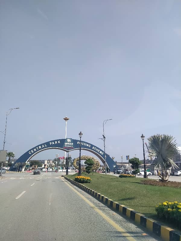 Lowest price one kanal plot is available for sale in Central Park Lahore 9