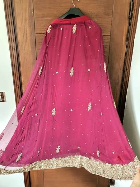 Bridal dress Barat lahnga  with cancan and pouch one time used 9