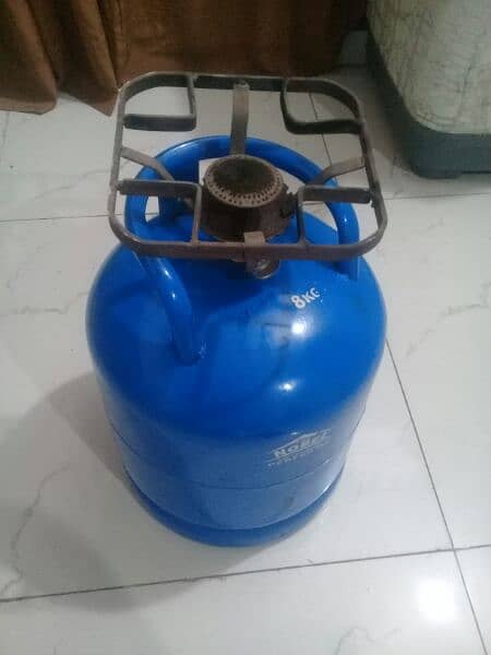 noble gas cyllinder 8kg with stove 2