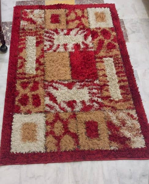 Red Turkish Traditional Rug 1