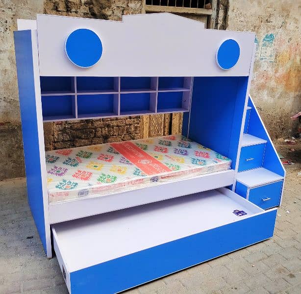Bunker Bed / kids bed / baby bed / sliding bed / 3 in one bed / bunk 1