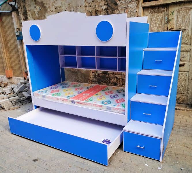 Bunker Bed / kids bed / baby bed / sliding bed / 3 in one bed / bunk 3
