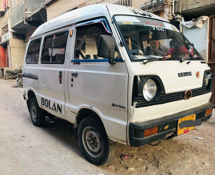 Suzuki bolan for sale in shah faisal colony 7