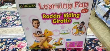Rockin riding giraffe 0