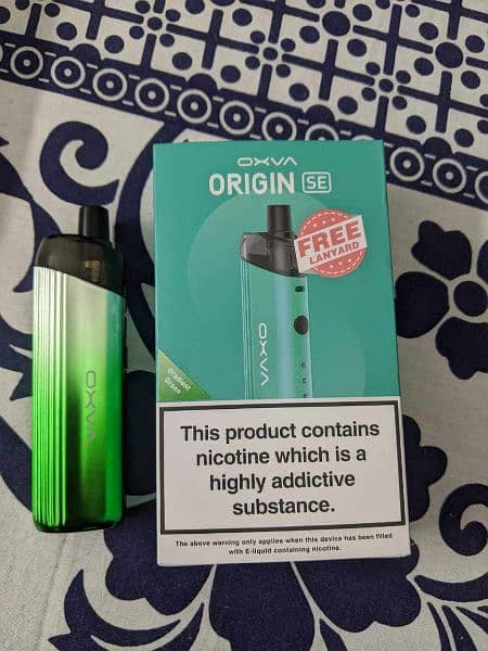 Oxva Origin Se Best Pod / Hit Ever With Box Lanyard and Tank 1