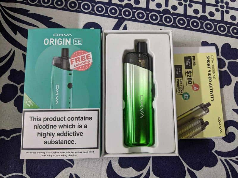 Oxva Origin Se Best Pod / Hit Ever With Box Lanyard and Tank 2