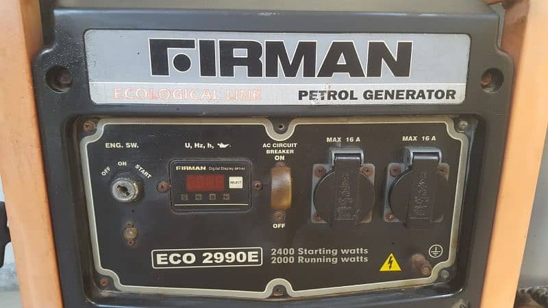 FIRMAN Eco 2990E Petrol Generator 1