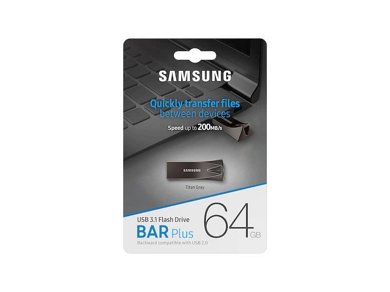 USB 64GB SAMSUNG SILVER 1