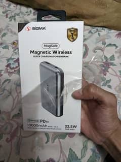 Sigma wireless power bank 10000mah 1 year warranty
