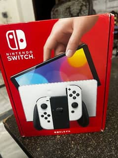 Nintendo switch oled white new 0