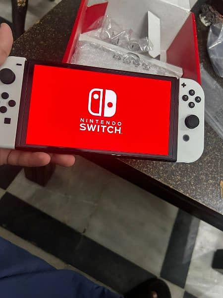 Nintendo switch oled white new 2
