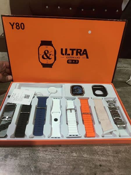 watch ultra with 8 best quality straps available for more dm me 1