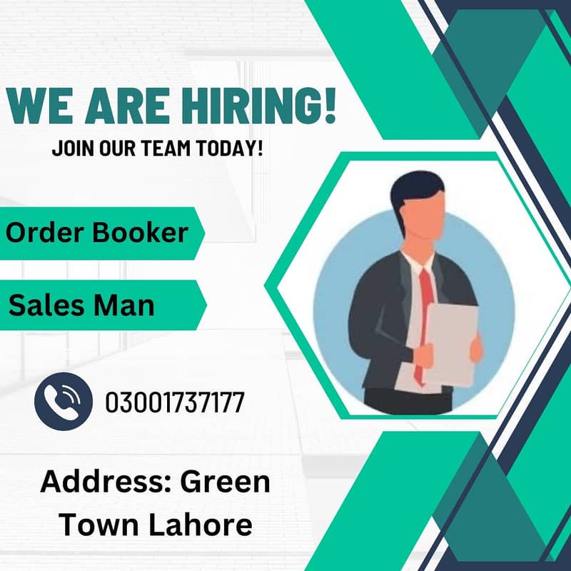 Order booker/ sales man 0