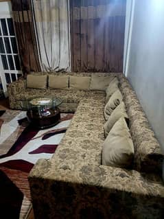 9 Seater Custom-made L-shaped Sofa Set (Excellent Condition)