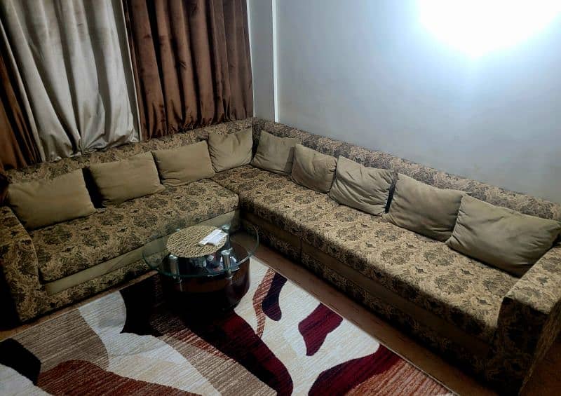 9 Seater Custom-made L-shaped Sofa Set (Excellent Condition) 1
