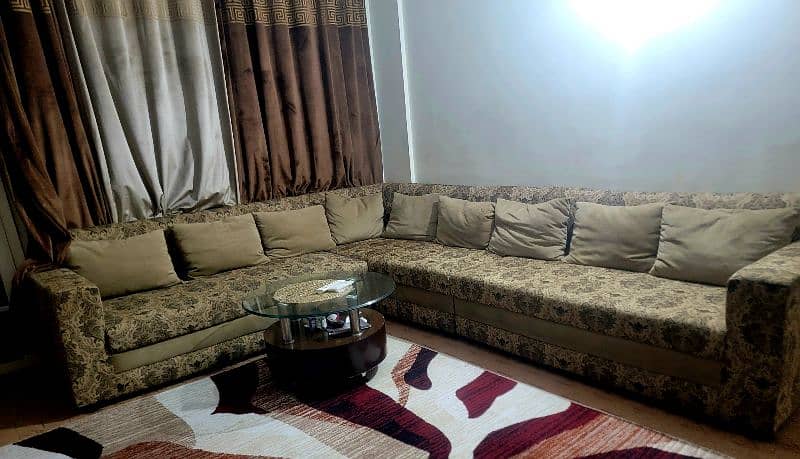 9 Seater Custom-made L-shaped Sofa Set (Excellent Condition) 4