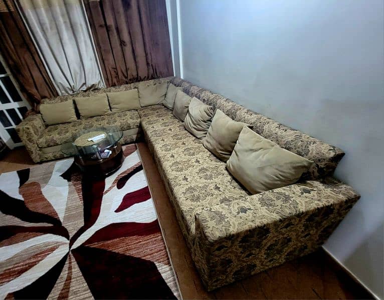 9 Seater Custom-made L-shaped Sofa Set (Excellent Condition) 7