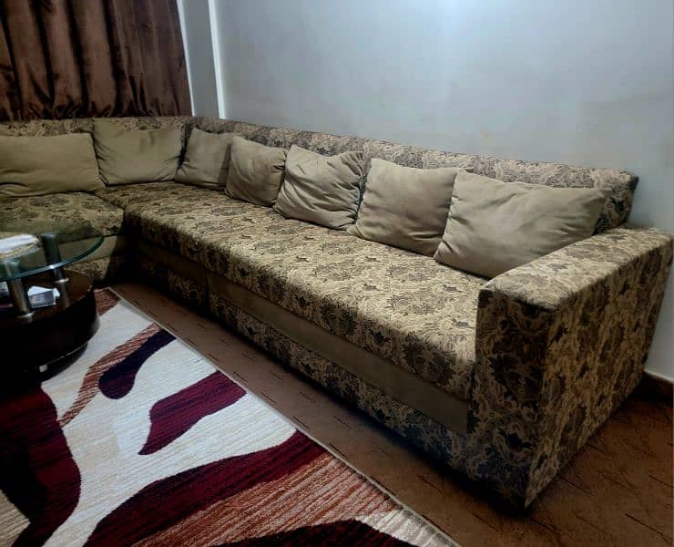 9 Seater Custom-made L-shaped Sofa Set (Excellent Condition) 18