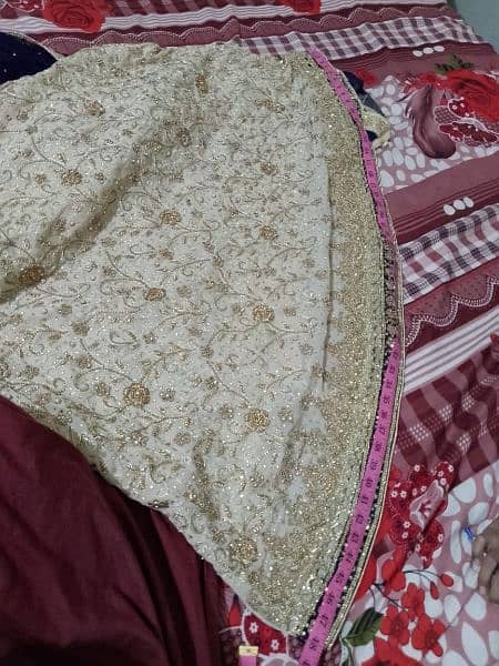valima maxi and dupatta only 1 time used for 2 hours 4