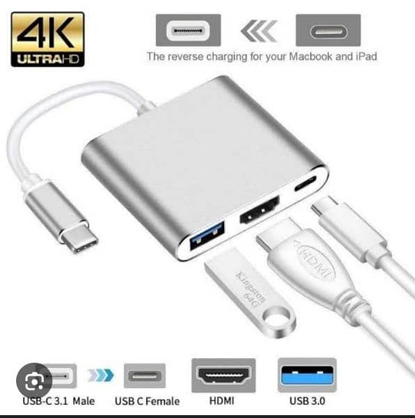 vga conector to mobile. . vga to hdmi. . hdmi to C type cable led t 0