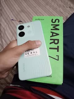 Infinix smart 7 7/64 with box lush condition