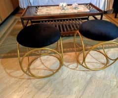 sitting stool sofa chair ottoman stool with metal legs Ottoman pouffes 0