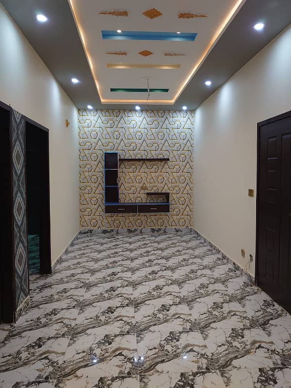 5 Marla modren design double unit brand new very beautiful hot location house for sale in shadab colony main ferozepur road Lahore near nishter Bazar Metro bus stop Noor hospital 19